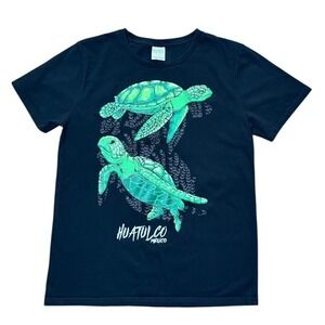 Vintage Y2K Puff Print Huatulco Mexico Sea Turtle Ocean Marine Graphic T-Shirt